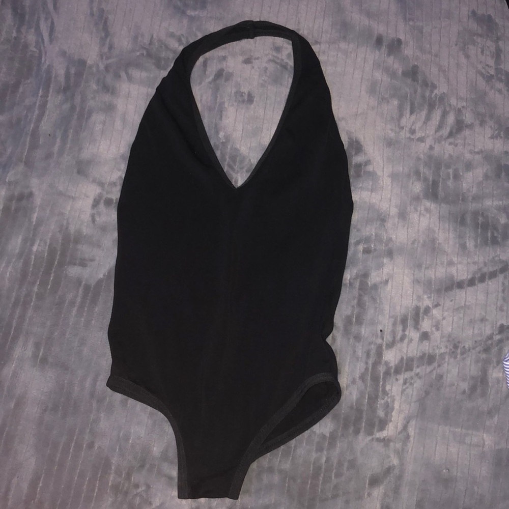 A black bodysuit